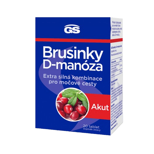 GS Brusnice & D-manóza Akut 20 tablet