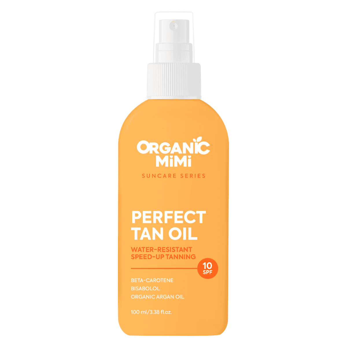 ORGANIC MIMI SUN Olej v spreji pre intenzívne a rýchle opálenie SPF10, 100 ml