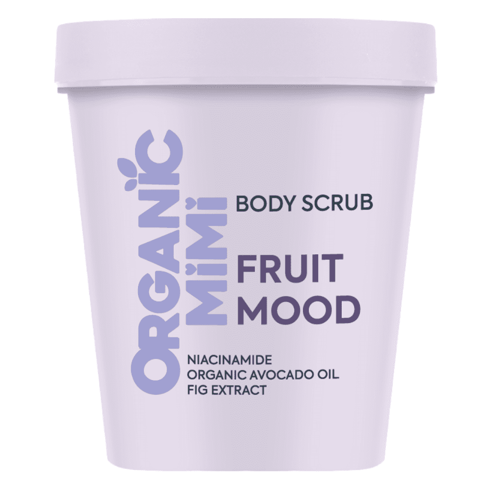 ORGANIC MIMI Fruit Mood telový peeling 250 g