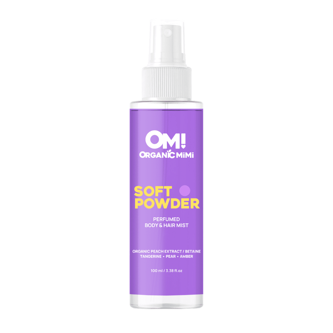 ORGANIC MIMI OM! Soft Powder Parfumovaná hydratačná hmla na telo a vlasy 100 ml