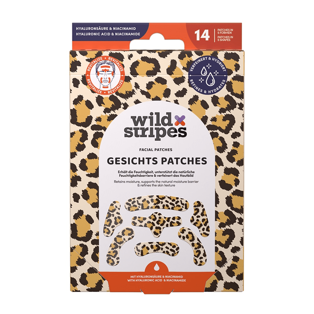 WILD STRIPES Facial Patches Animal Leo náplasti na tvár 14 ks