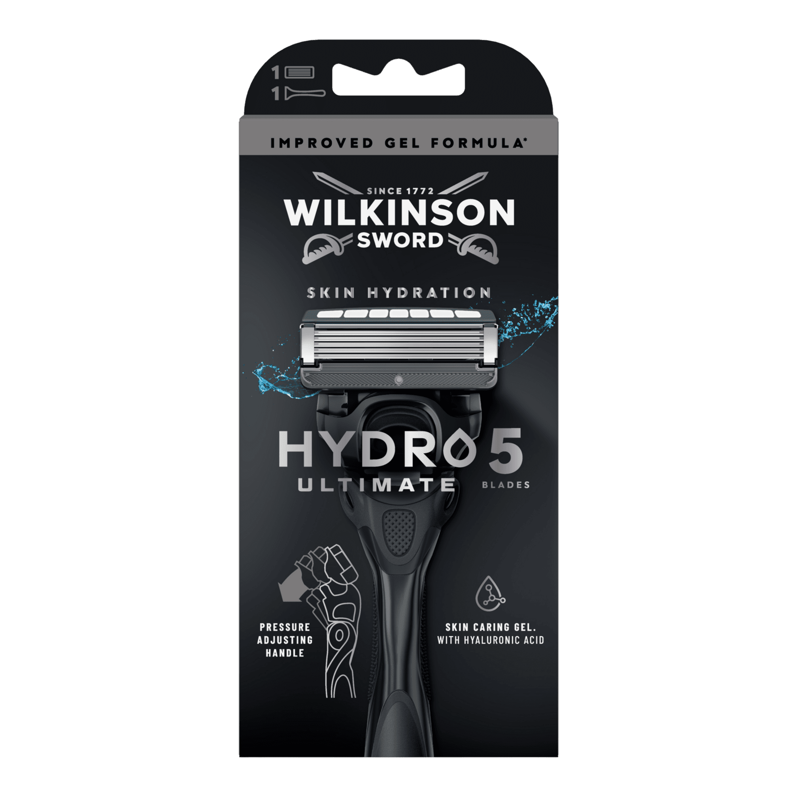 WILKINSON SWORD Hydro 5 Ultimate - holiaci strojček + 1 náhradná hlavica