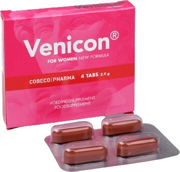 COBECO Afrodiziakálne tablety Venicon Women 4 tabliet