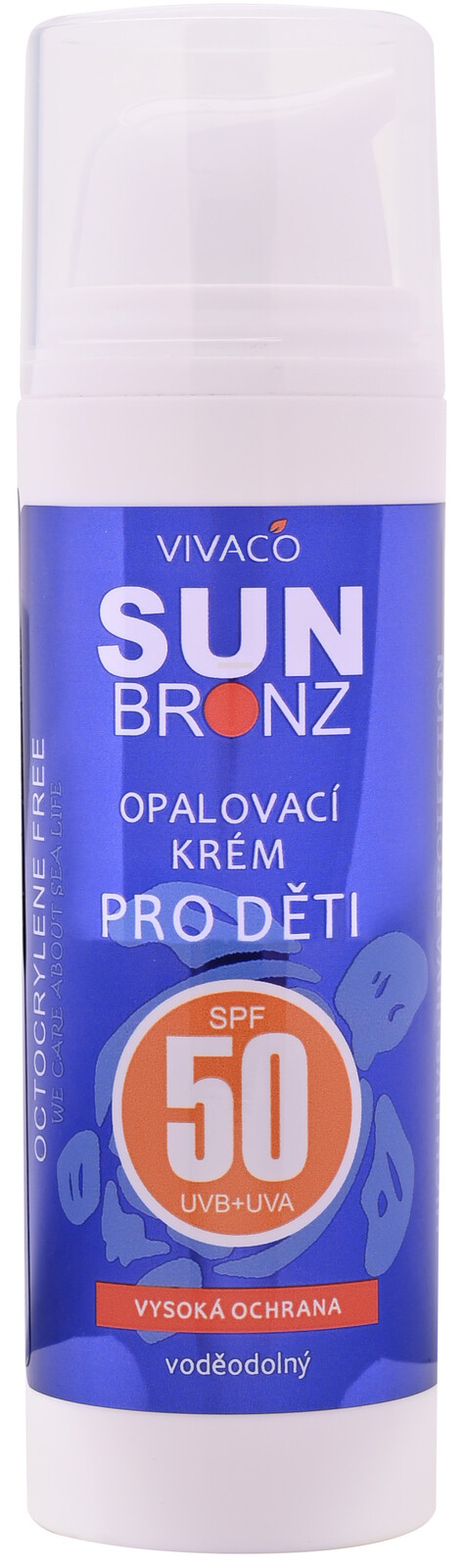 Vivaco Opaľovací krém Kids SPF 50 - 50 ml