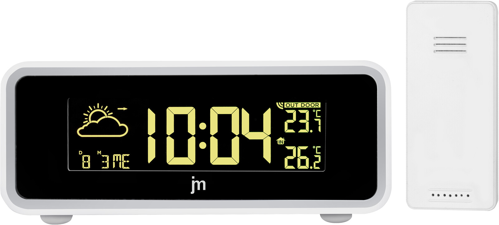 Lowell Meteostanice a digitální LED hodiny s nabíječkou smartphonů JD9526