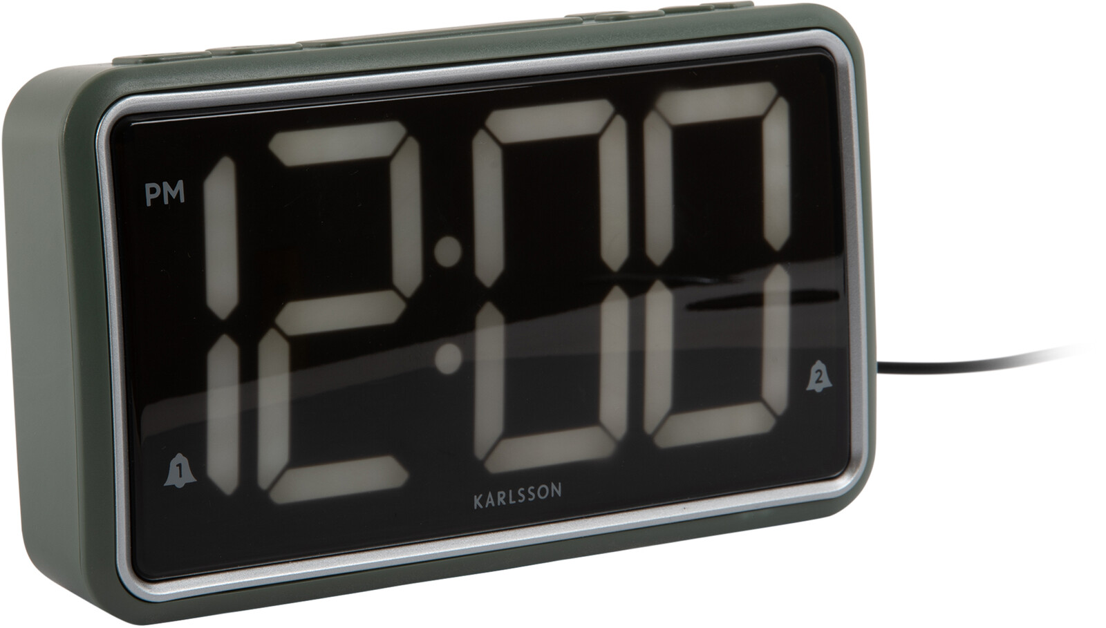 Karlsson Digitálne LED stolové hodiny 6035GR