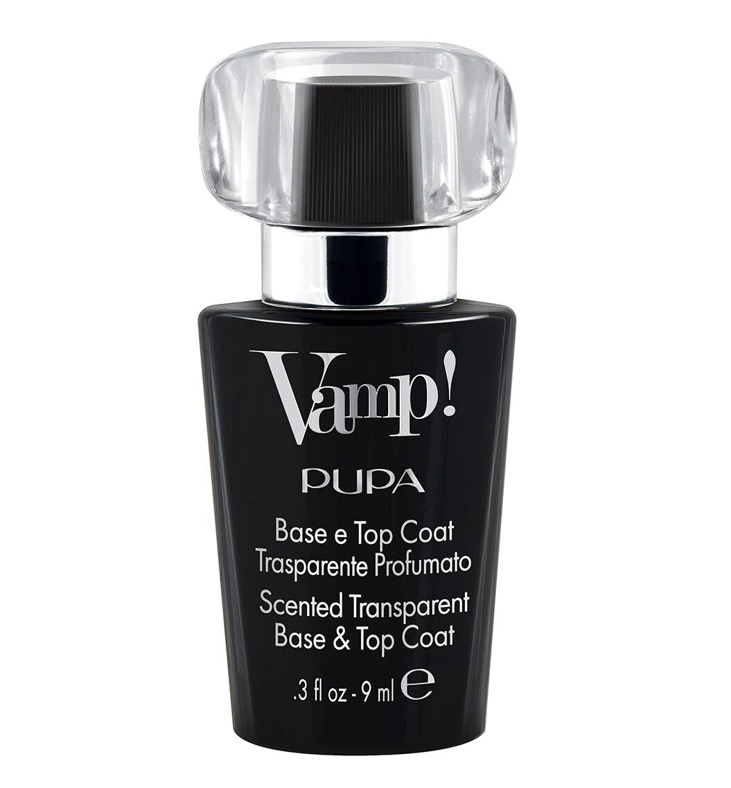 PUPA Milano Podkladový a vrchný lak Vamp! Base & Top Coat Black Fragrance 300 9 ml