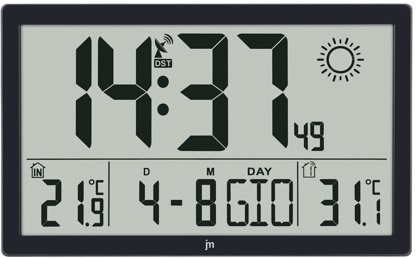 Lowell Meteostanice a digitální hodiny JD9909 řízené signálem