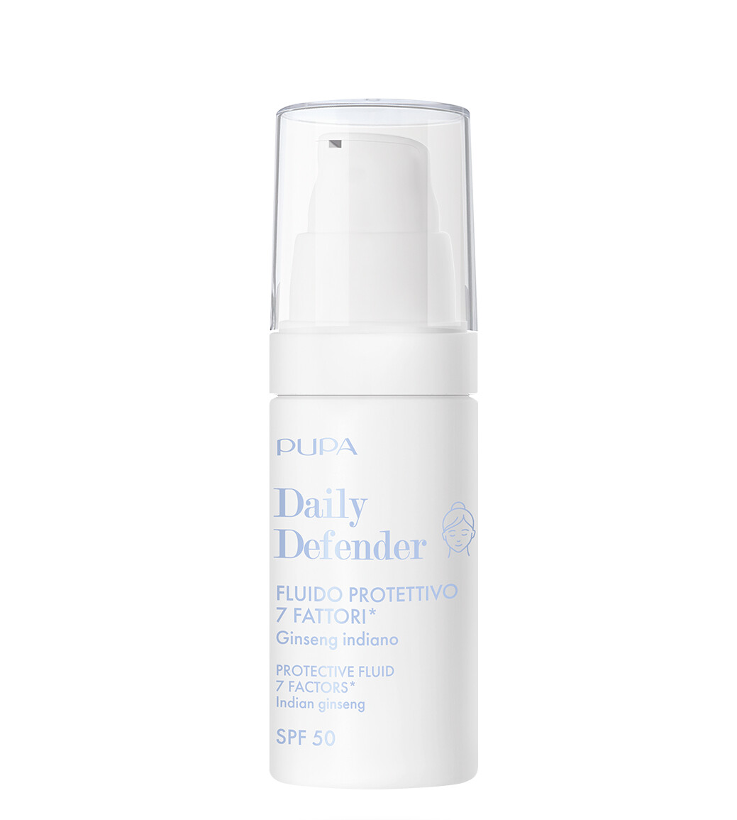 PUPA Milano Ochranný fluid SPF 50 Daily Defender 30 ml 001 Transparent