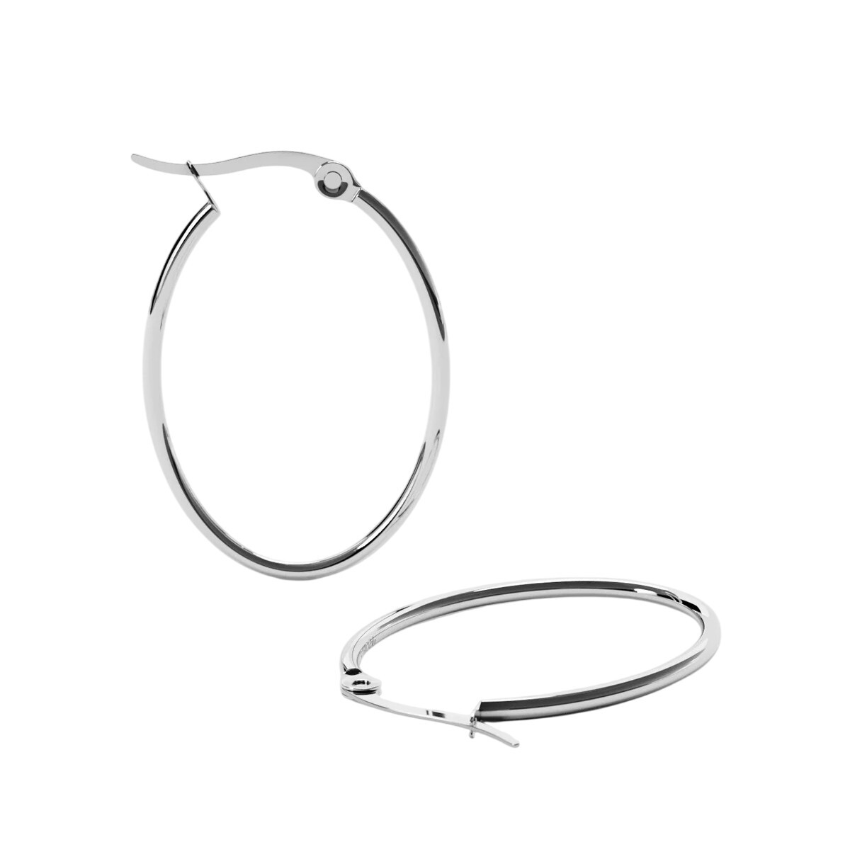 Furiosa Elegantné oceľové kruhy Loop Hoop SE-LOOPHOOP-S