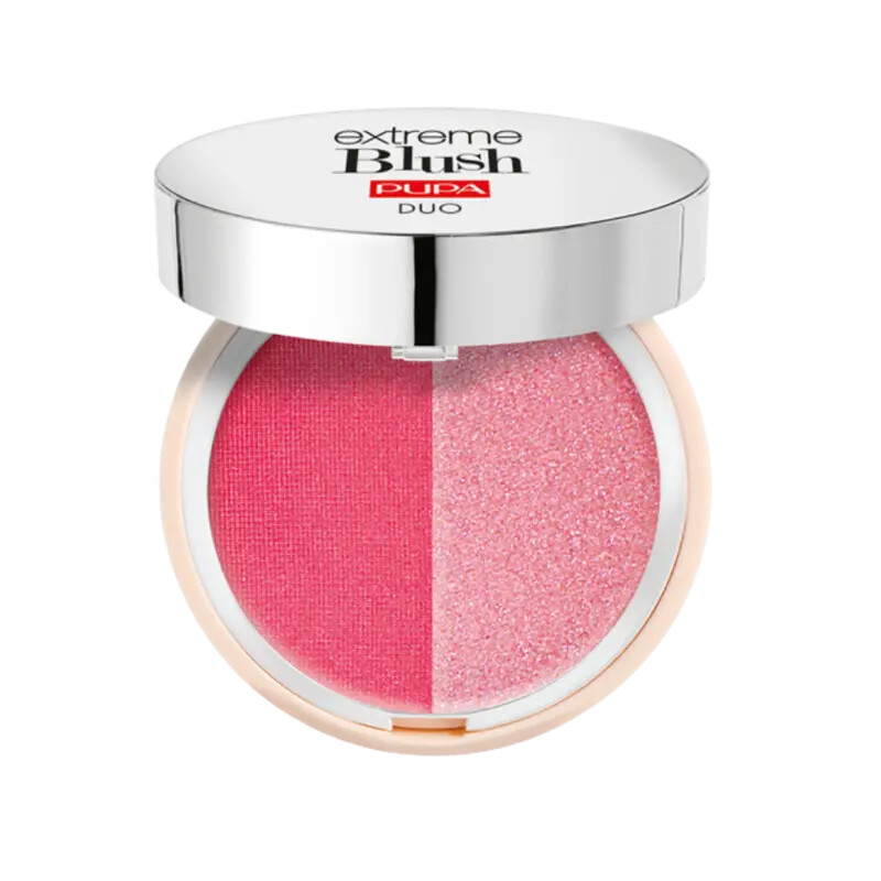 PUPA Milano Tvárenka Extreme Blush Duo 4 g 140 Radiant Flamingo - Glow Creamy