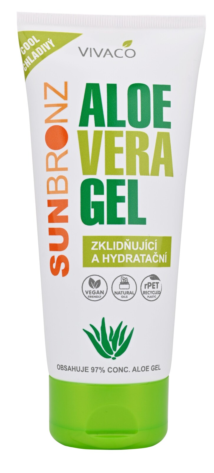 Vivaco Aloe vera 97% chladivý gél 200 ml