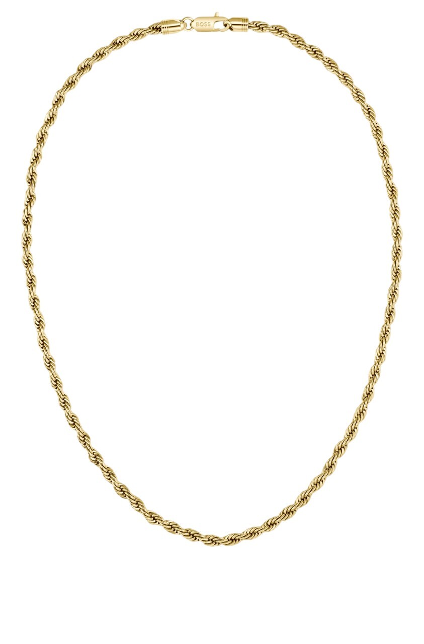 Hugo Boss Elegantný pozlátený náhrdelník Valis Myles 1580840