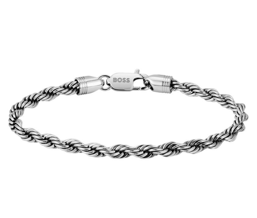 Hugo Boss Elegantný pánsky náramok z ocele Valis Myles 1580809 19 cm