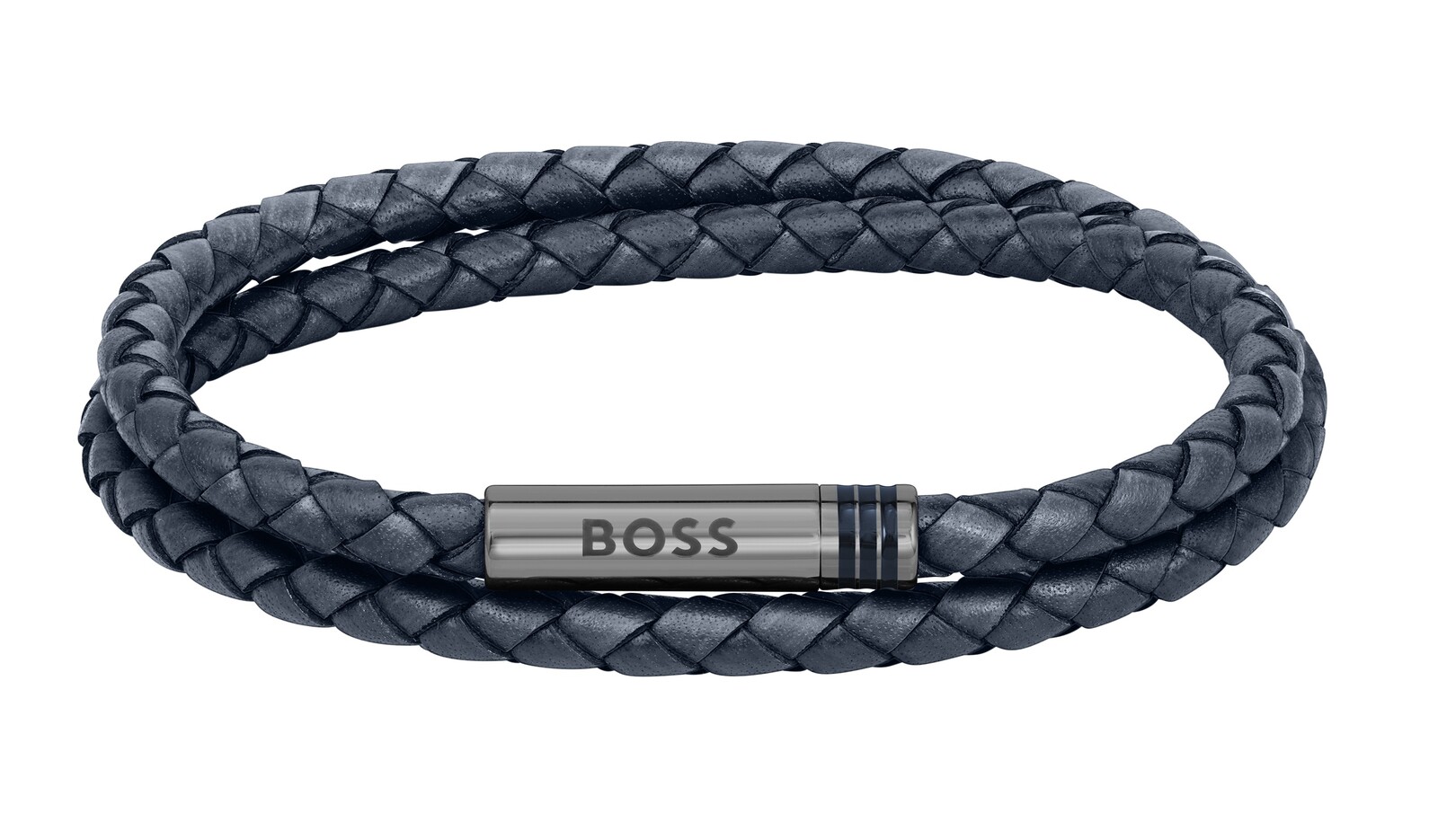 Hugo Boss Čierny dvojitý náramok Ares Summer 1580796
