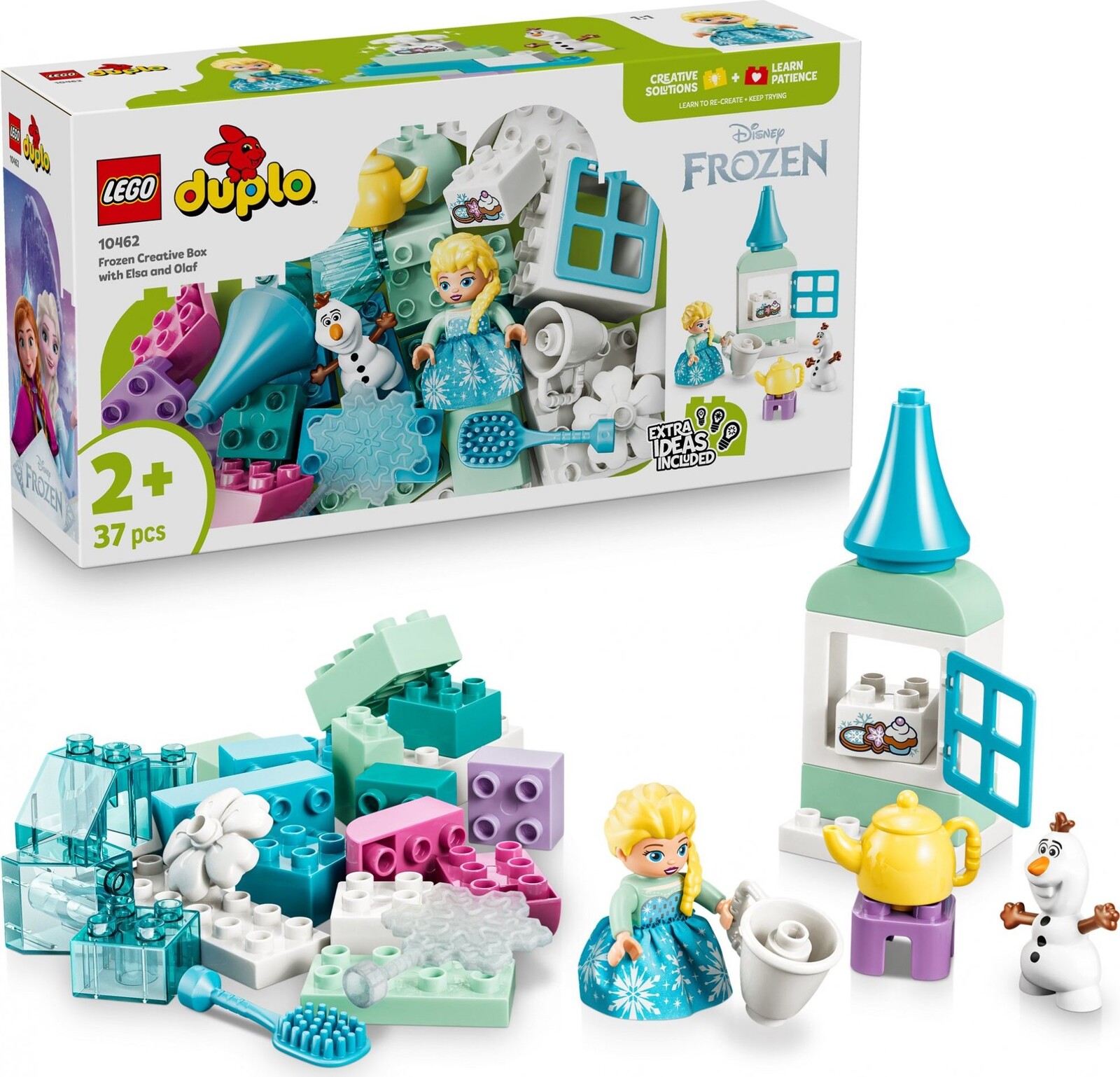 LEGO® DUPLO Disney™ 10462 Ľadové kráľovstvo: Kreatívna krabička s Elsou a Olafom