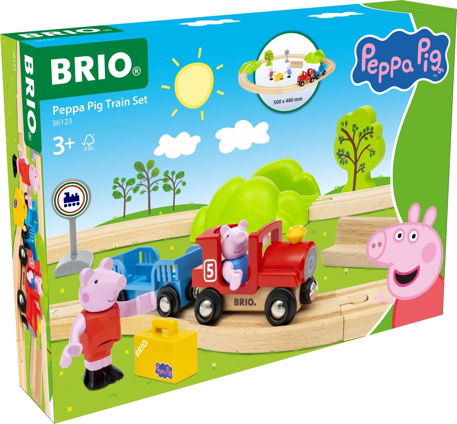 Brio 36123 Vlaková sada Prasiatko Peppa