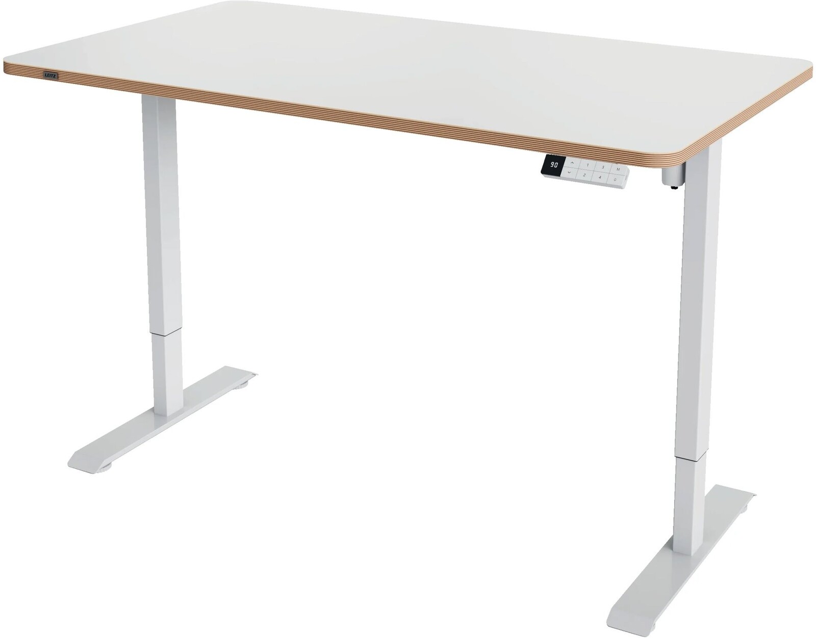 LEITZ Ergo elektrický 140 × 80 cm, biely