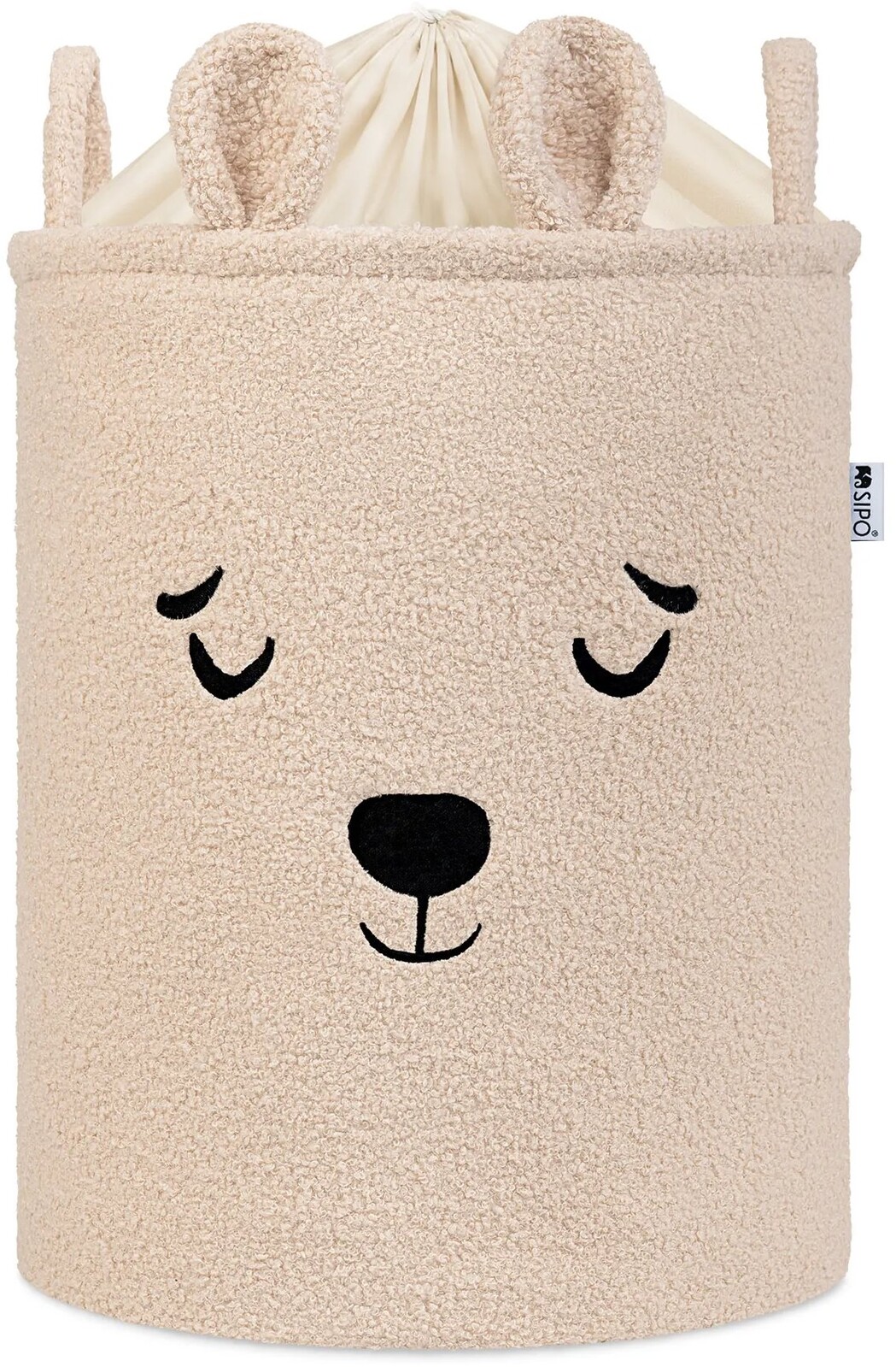 Sipo Kôš Premium Bouclé so šnúrkou 43 l Bear Beige