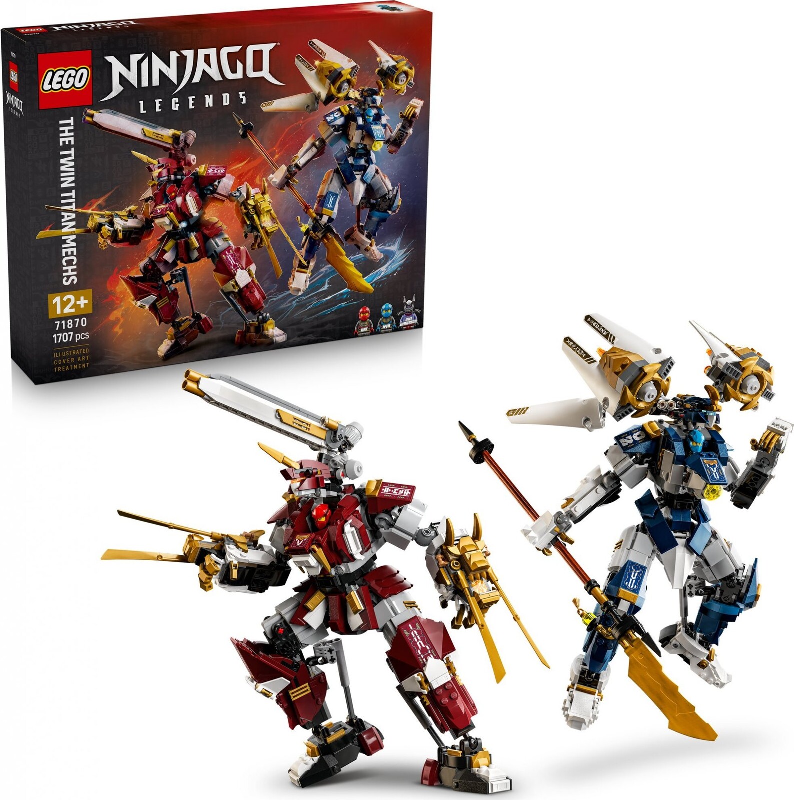 LEGO® NINJAGO® 71870 Dvojica titánskych robotov