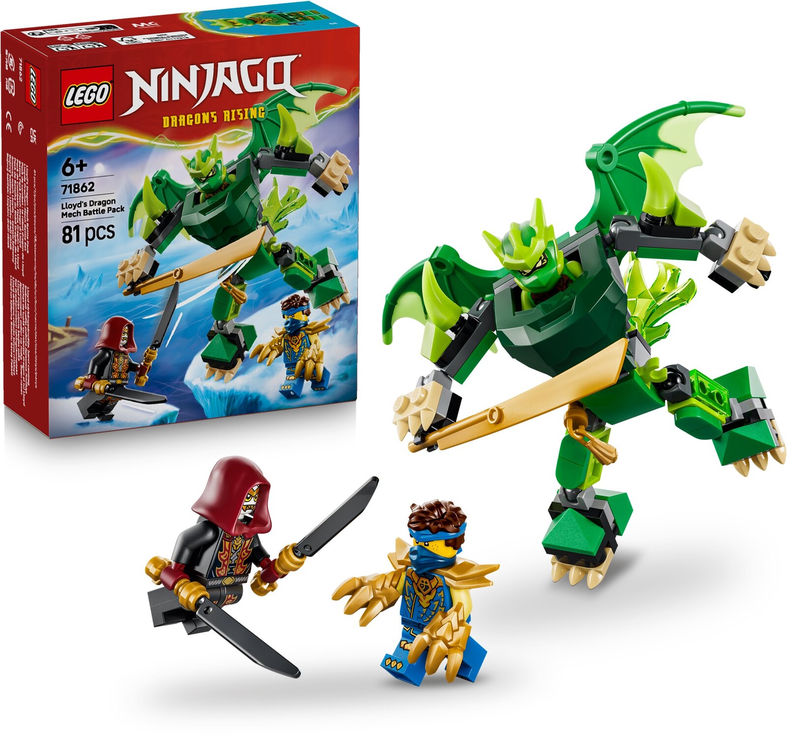 LEGO® NINJAGO® 71862 Bojový balíček: Lloydov dračí oblek