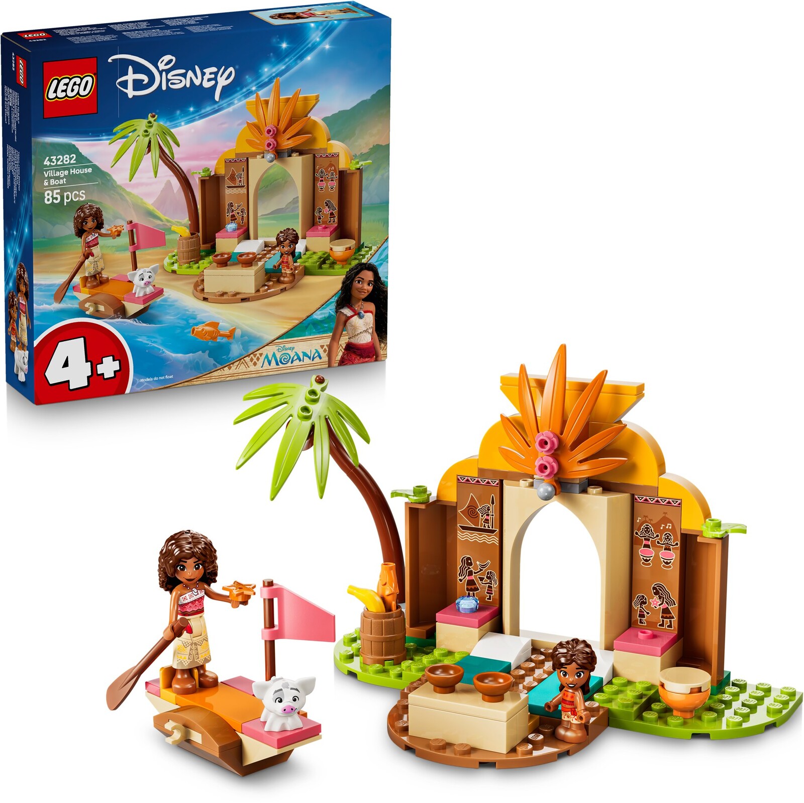LEGO® Disney Princess 43282 Vidiecky dom a čln