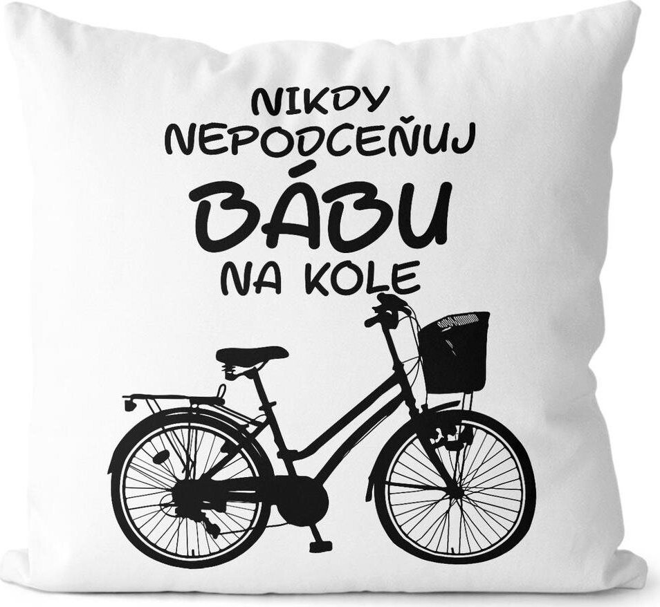 Impar Vankúšik Bába na bicykli