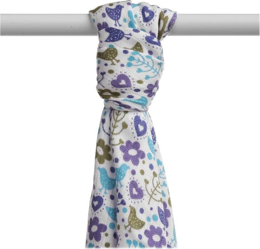 KIKKO XKKO BMB Bambusová osuška 90 × 100, Flowers&Birds, For Boys