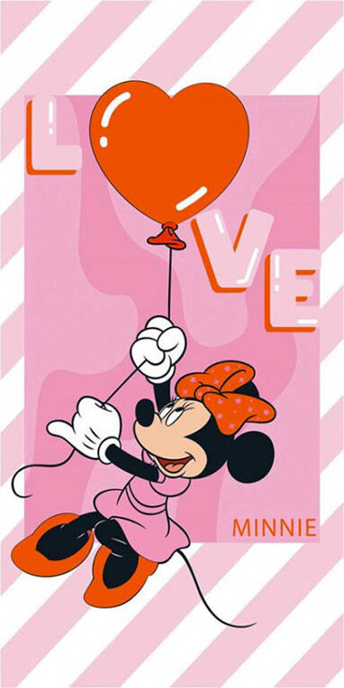 AYMAX Osuška Minnie Mouse Love 70 × 140 cm