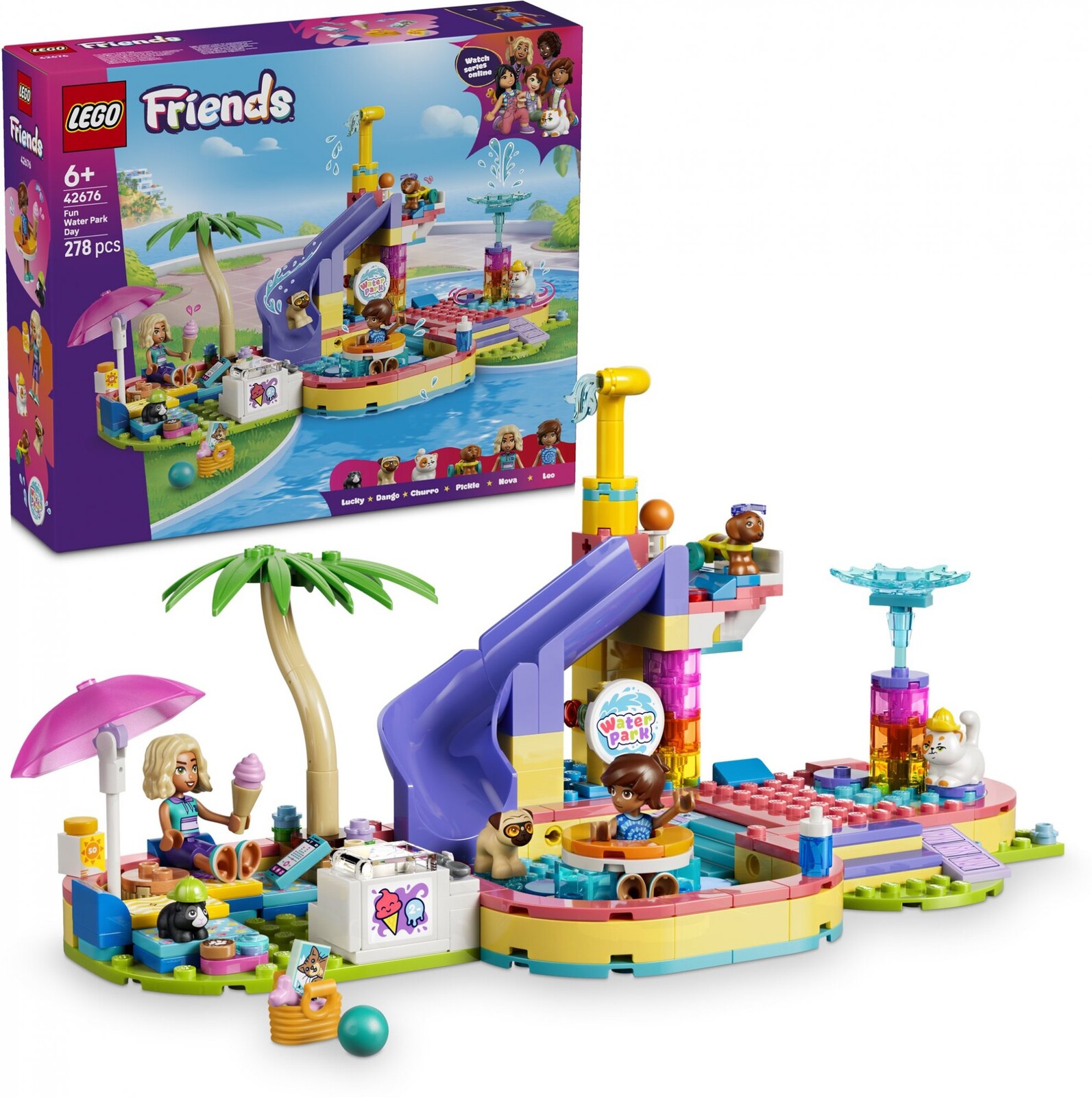 LEGO® Friends 42676 Zábavný deň v aquaparku
