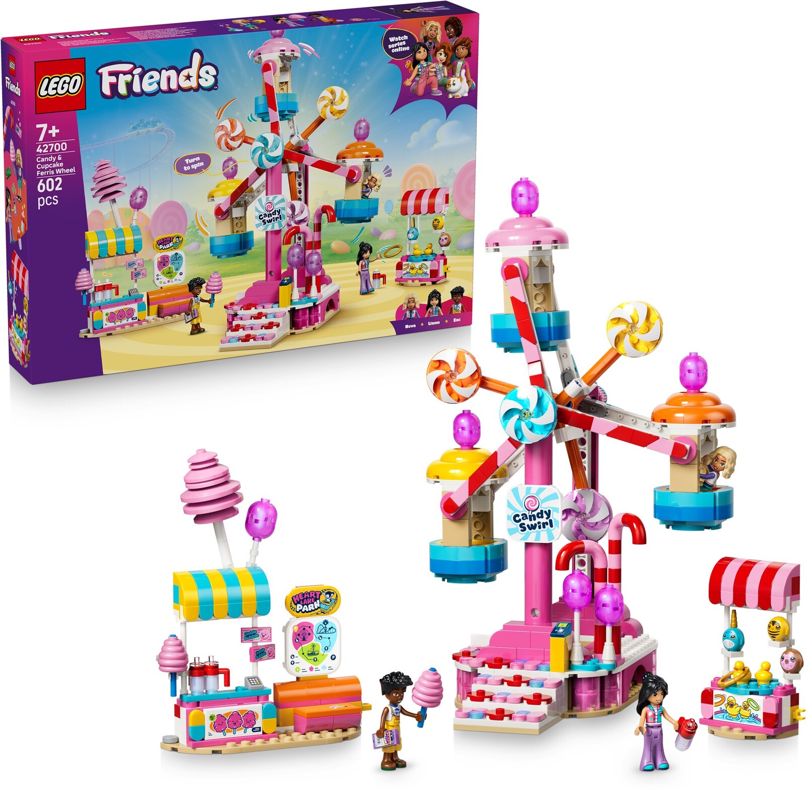LEGO® Friends 42700 Kolotoč s cukrovinkami a mafinmi