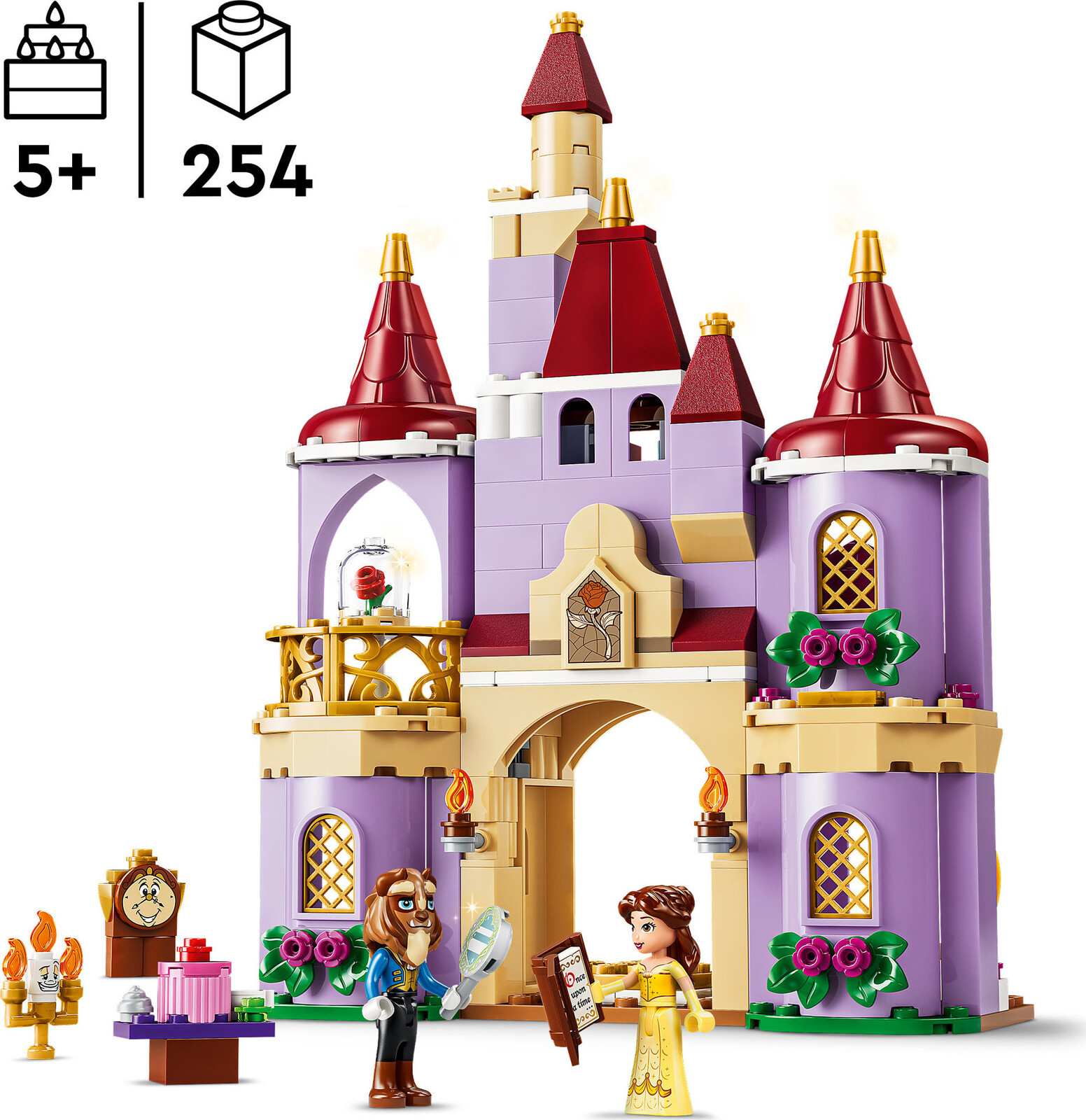 LEGO® Disney Princess 43289 Kráska a zviera: Zakliaty zámok