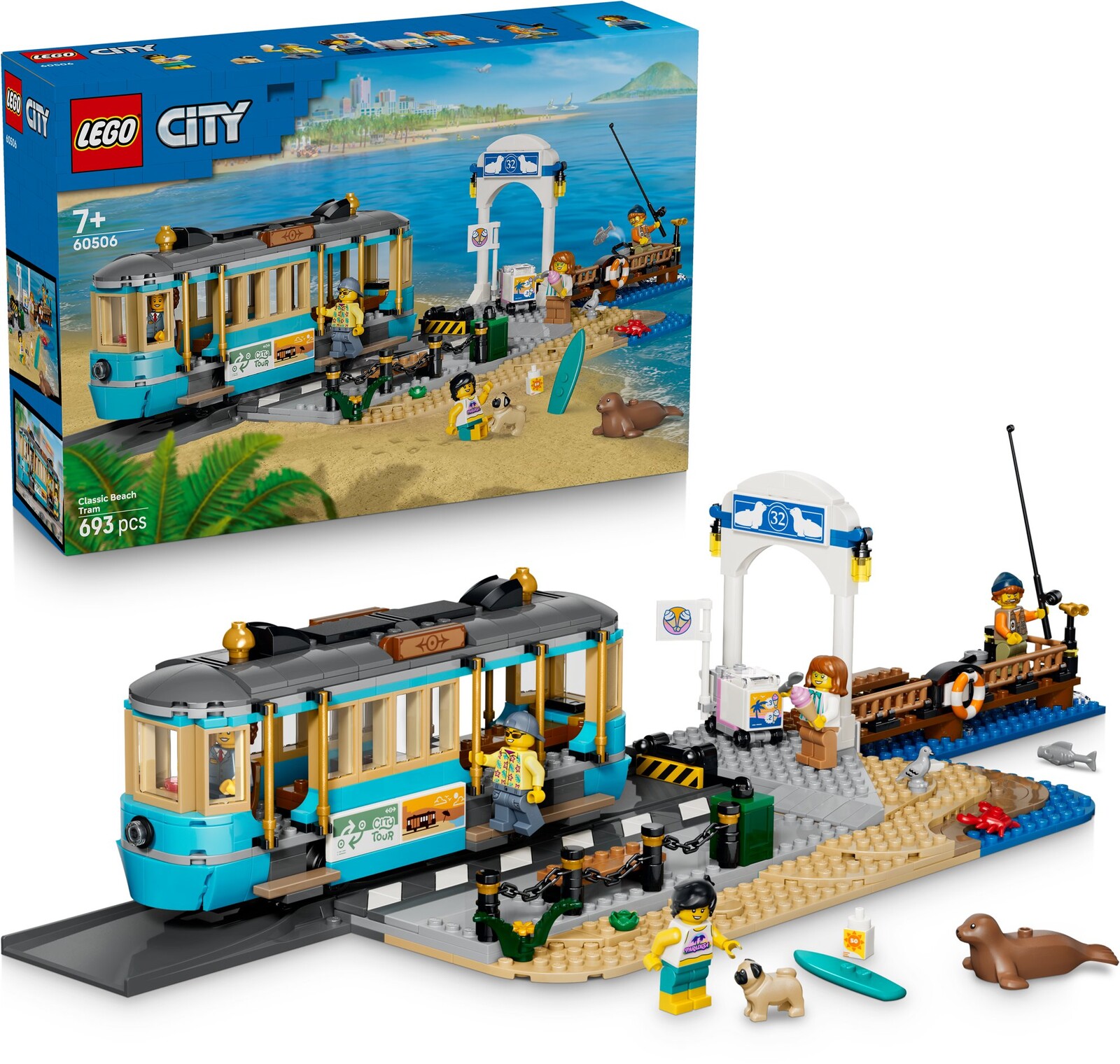 LEGO® City 60506 Historická plážová električka