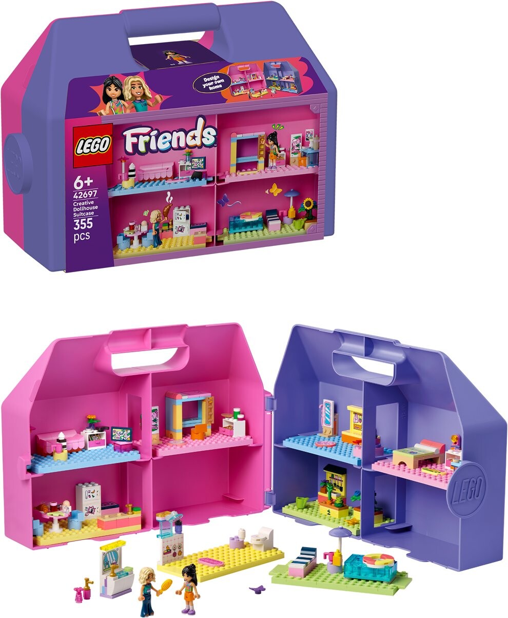 LEGO® Friends 42697 Kreatívny kufrík s domčekom pre bábiky