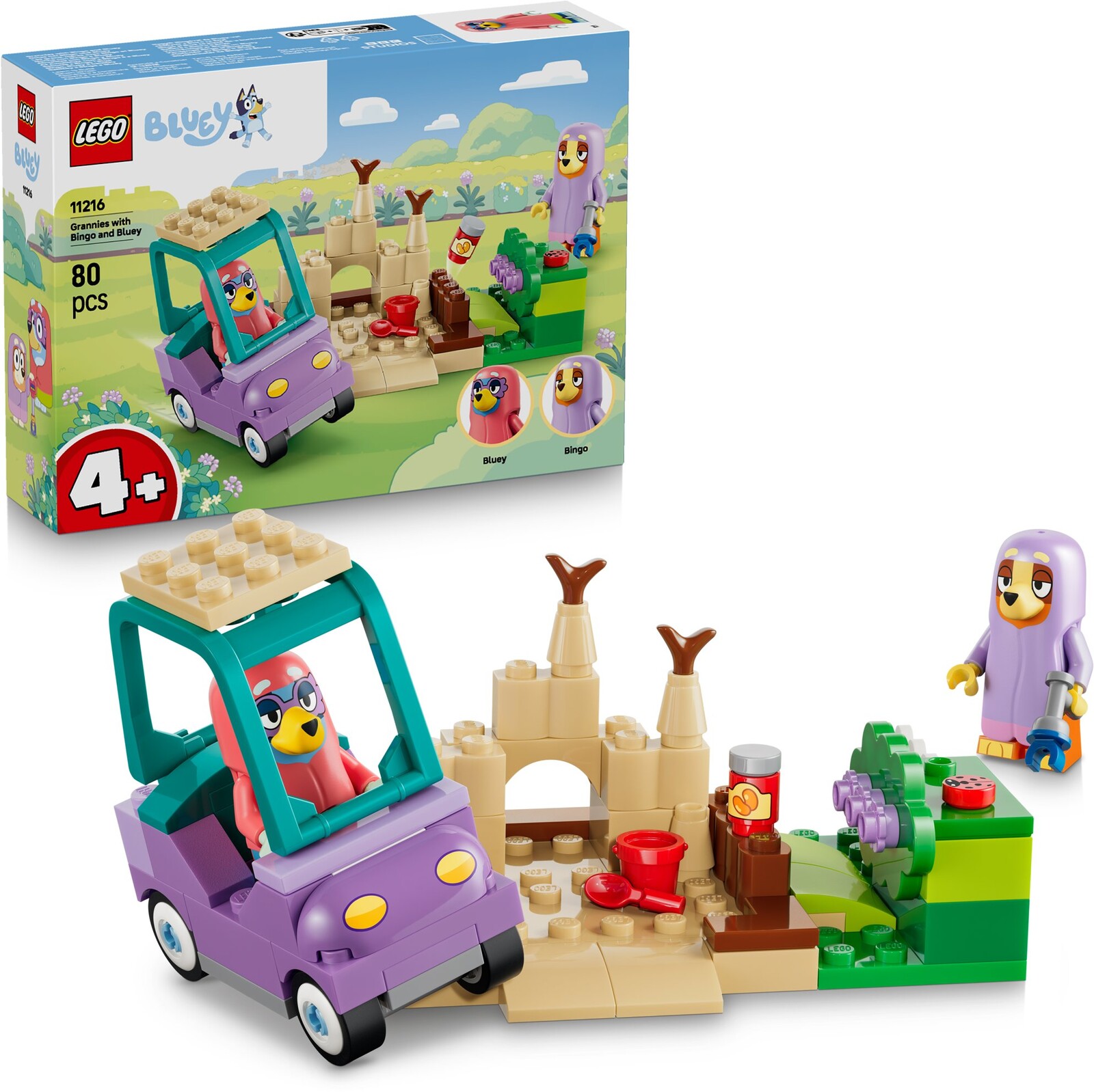 LEGO® Bluey 11216 Babičky s Bingo a Bluey