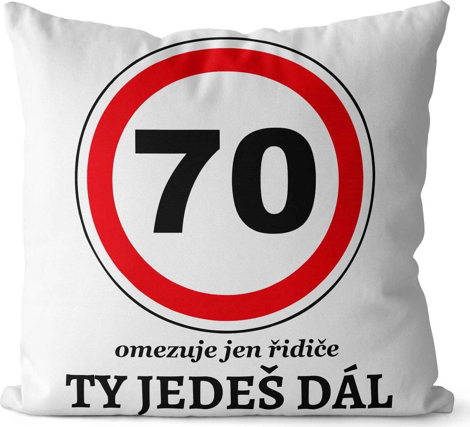 Impar polštář Ty jedeš dál věk 70