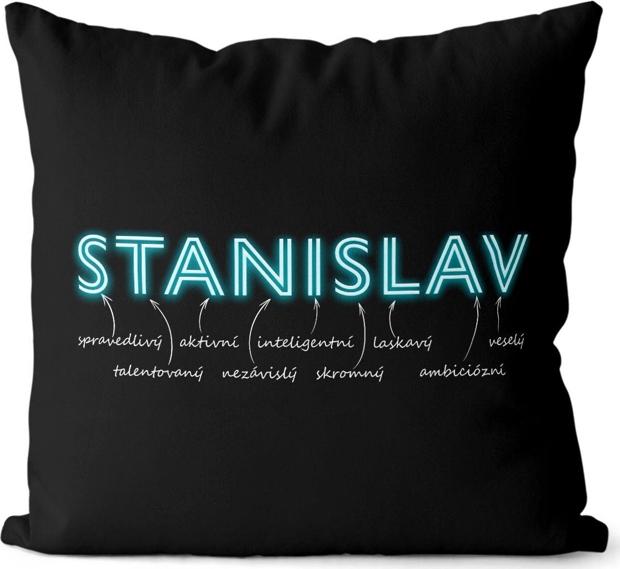 Impar, vankúš neónový muž. meno Stanislav