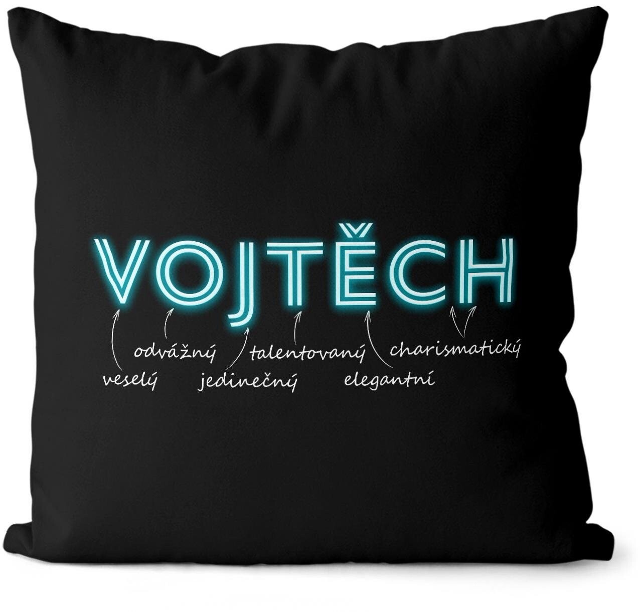 Impar vankúš neónový muž. meno Vojtech