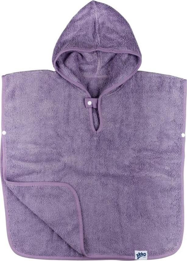 XKKO Bio bavlněné froté pončo Organic Lavender Aura (1,5 - 4 roky)