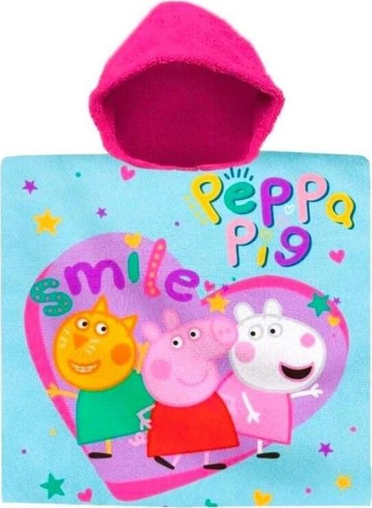 Peppa Pig: Smile - dětské pončo, 60 × 120 cm