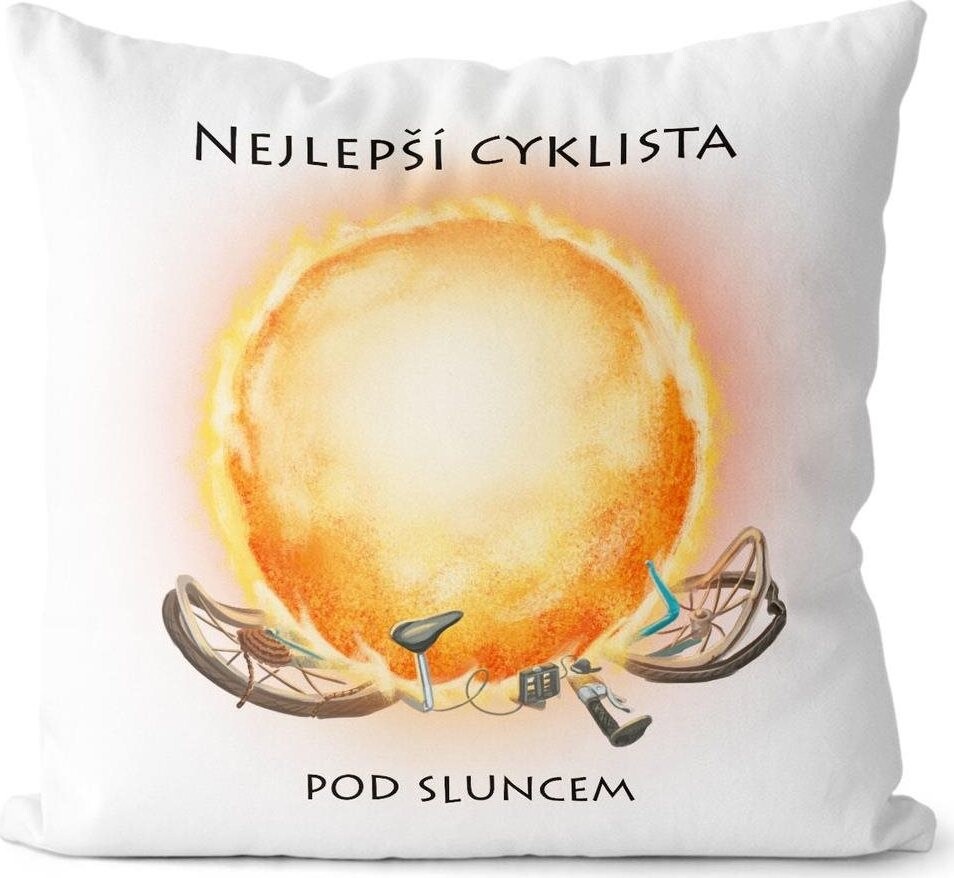 Impar Vankúšik Cyklista pod slnkom