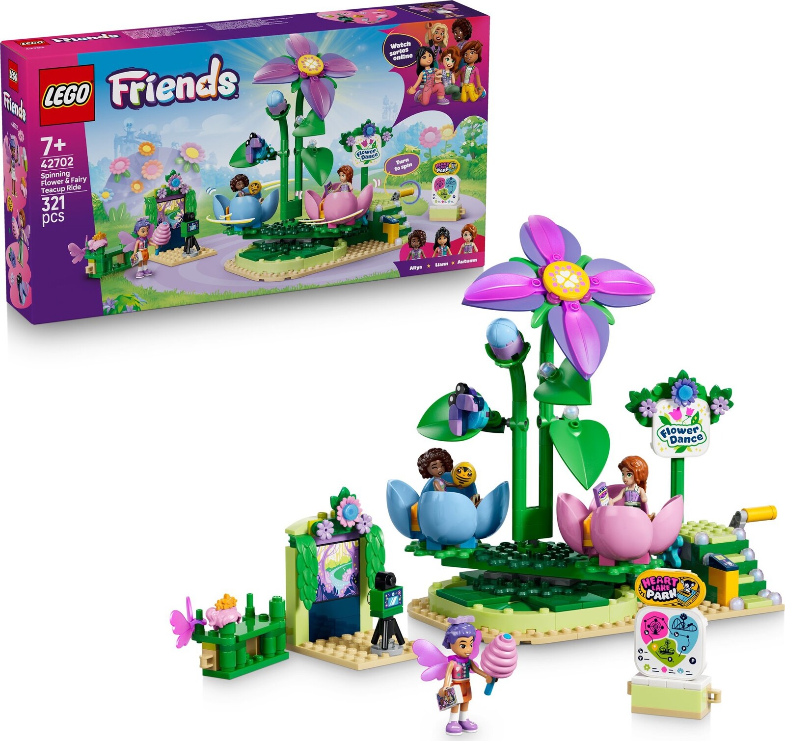 LEGO® Friends 42702 Kvietkový kolotoč s vílami
