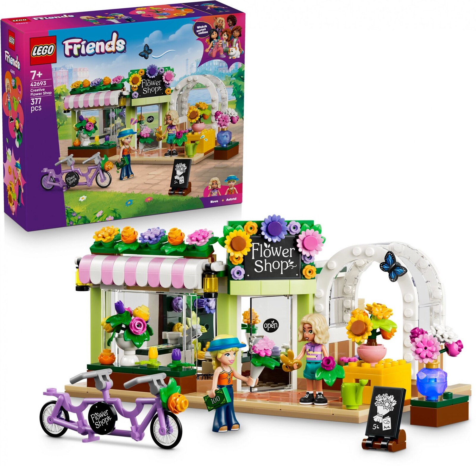 LEGO® Friends 42693 Kreatívne kvetinárstvo