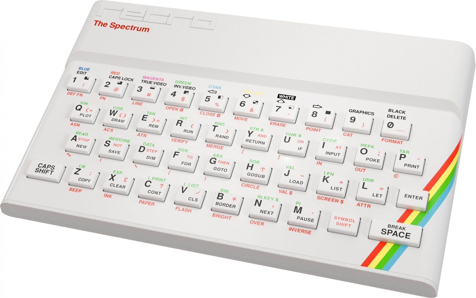 The Spectrum – White Edition – retro konzola