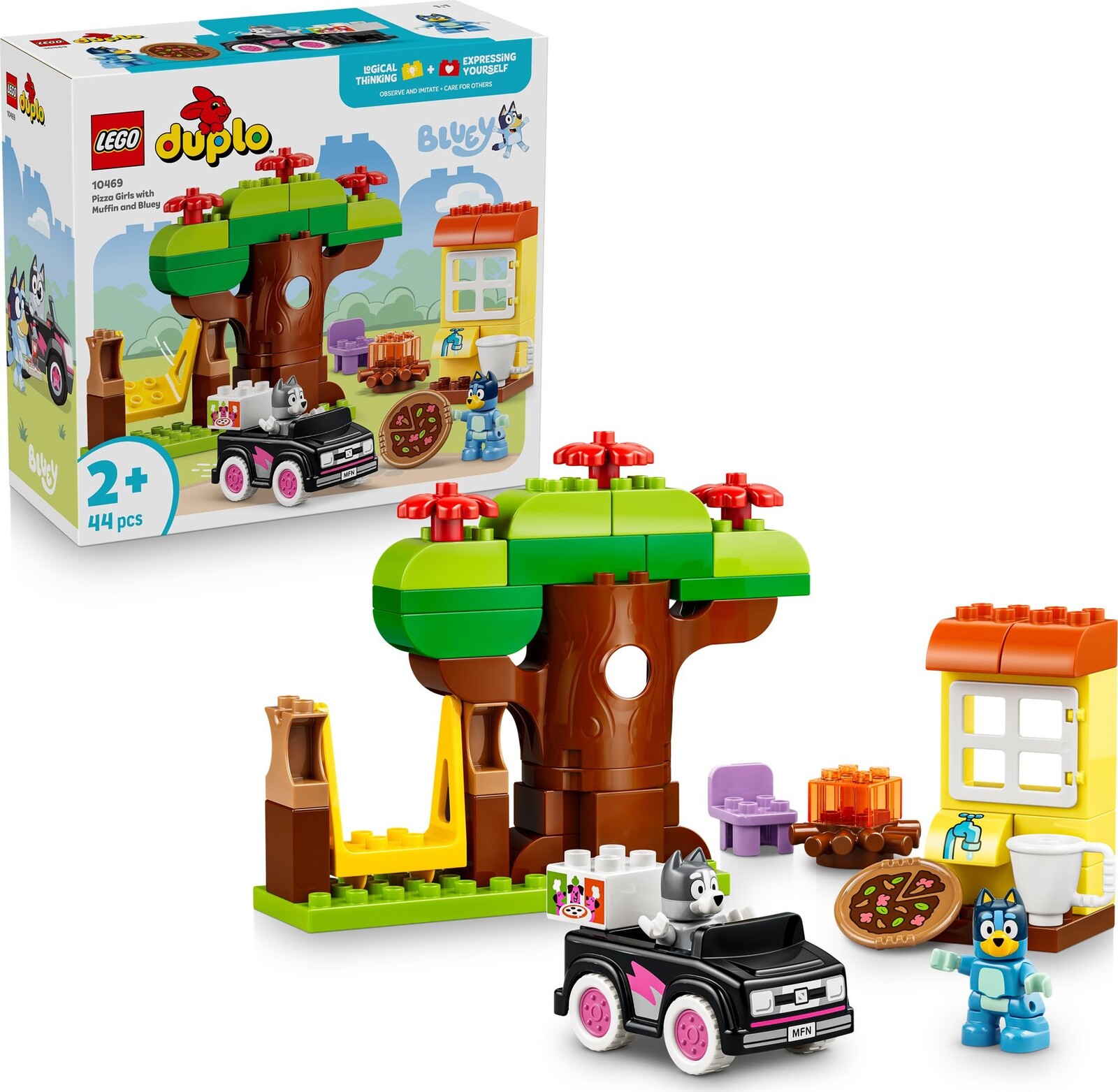 LEGO® DUPLO Bluey 10469 Muffin, Bluey a rozvoz pizzy