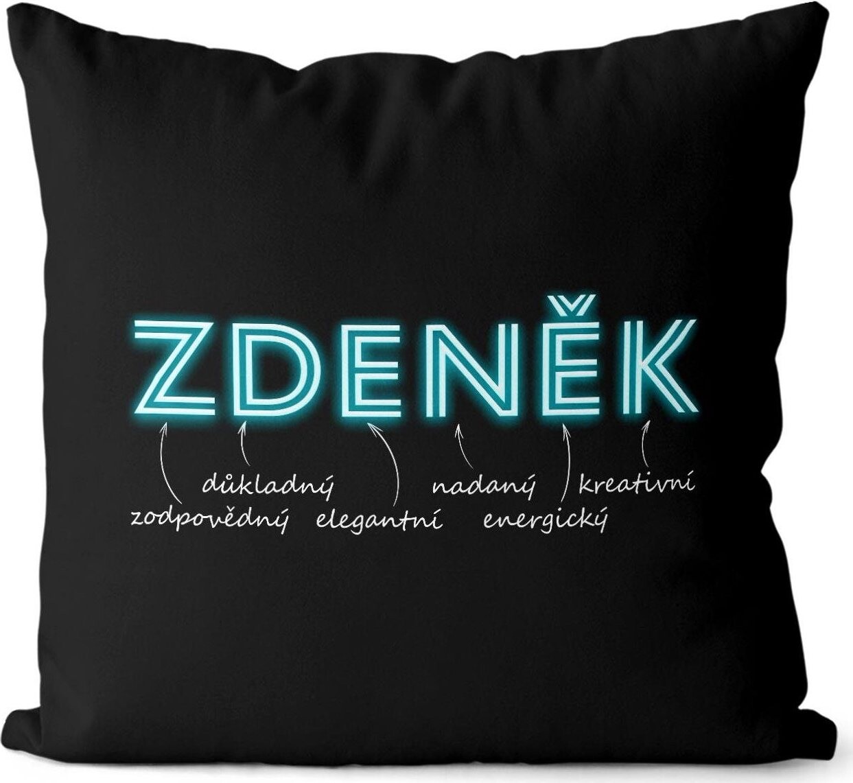 Impar, vankúš neónový muž. meno Zdenko