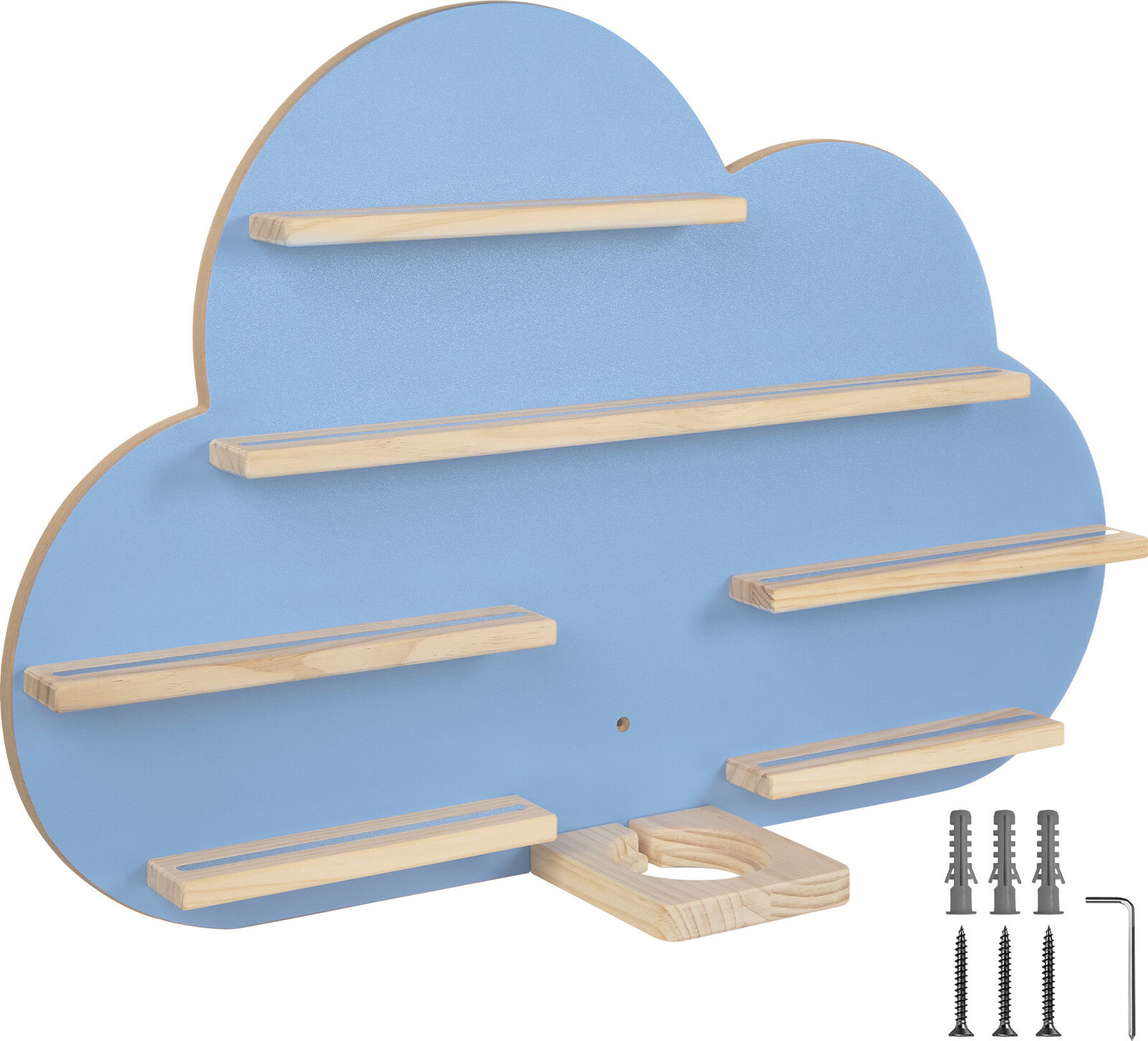 TecTake Polica MyLittleStory Cloud pre až 28 Tonies