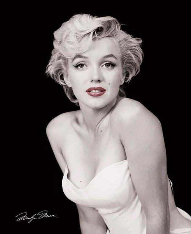 Marilyn Monroe Red Lips 40 × 50 cm