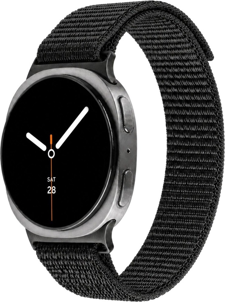 FIXED Nylon Sporty Strap pre Samsung Galaxy Watch 8 čierny