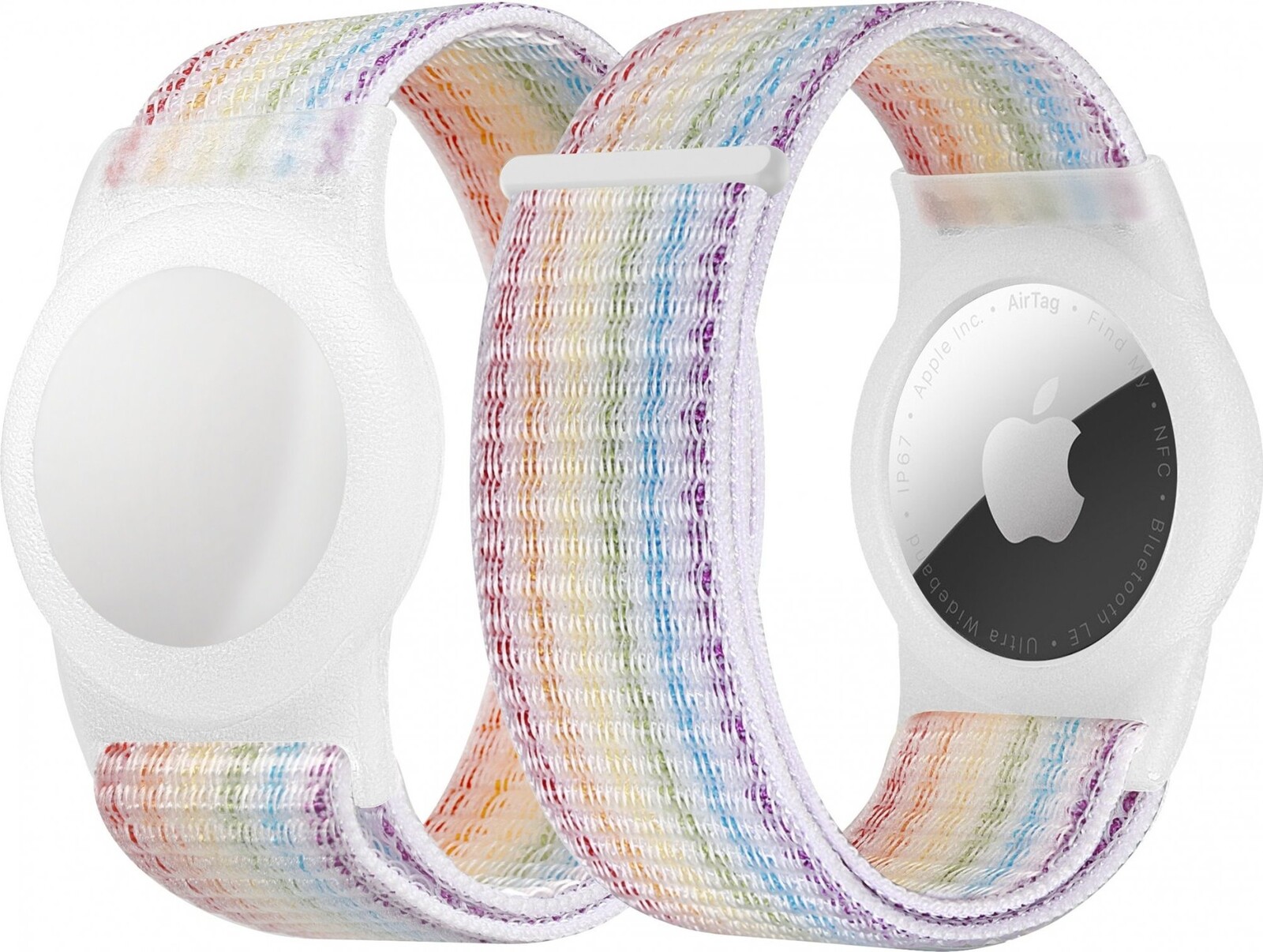 WowME Airtag Strap Dreamy Rainbow